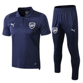 Polo Ensemble Complet Arsenal 2018 2019 Bleu Marine Polo Ensemble Complet Arsenal 2018 2019 Bleu Marine