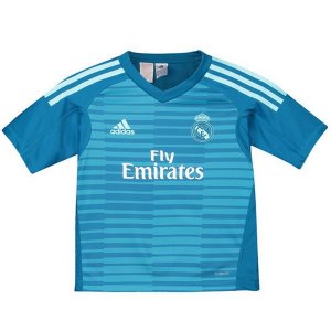 Maillot Real Madrid Exterieur Enfant Gardien 2018 2019 Bleu