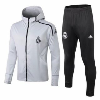 Survetement Real Madrid 2018 2019 Gris Noir Survetement Real Madrid 2018 2019 Gris Noir