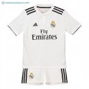 Maillot Real Madrid Domicile Ensemble De Enfant 2018 2019 Blanc