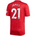 Maillot Manchester United NO.21 James Domicile 2020 2021 Rouge