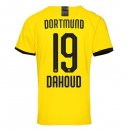 Thailande Maillot Borussia Dortmund NO.19 Dahoud Domicile 2019 2020 Jaune