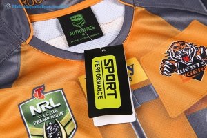 Maillot Rugby Wests Tigers 2017 2018 Jaune