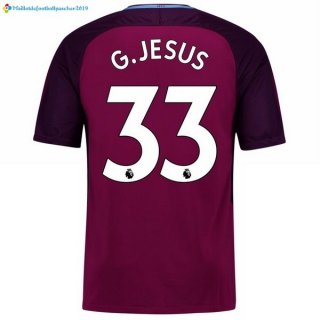 Maillot Manchester City Exterieur G.Jesus 2017 2018