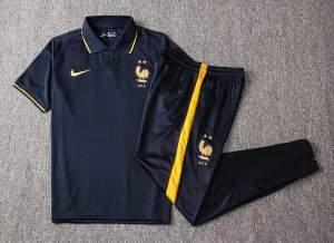 Polo France Ensemble Complet 2019 Bleu Marine