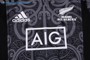 Maillot Rugby All Blacks Maori 2017 2018 Noir