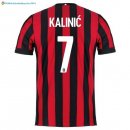 Maillot Milan Domicile Kalinic 2017 2018