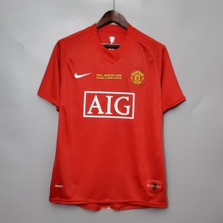 Thailande Maillot Manchester United Domicile Retro 2007 2008 Thailande Maillot Manchester United Domicile Retro 2007 2008