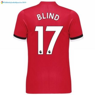 Maillot Manchester United Domicile Blind 2017 2018 Maillot Manchester United Domicile Blind 2017 2018