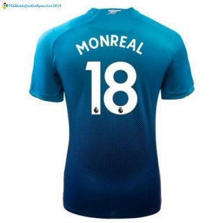 Maillot Arsenal Exterieur Monreal 2017 2018 Maillot Arsenal Exterieur Monreal 2017 2018