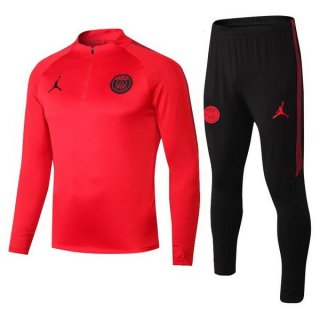 JORDAN Survetement Paris Saint Germain 2018 2019 Noir Rouge