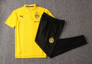 Polo Ensemble Complet Borussia Dortmund 2019 2020 Jaune Noir