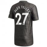 Maillot Manchester United NO.27 Alex Telles Exterieur 2020 2021 Noir