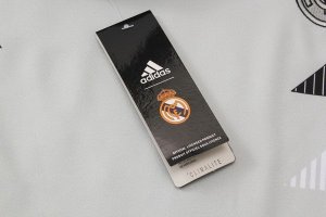 Entrainement Real Madrid Ensemble Complet 2018 2019 Blanc Gris