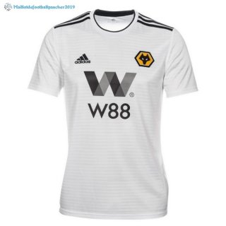 Maillot Wolves Exterieur 2018 2019 Blanc Maillot Wolves Exterieur 2018 2019 Blanc