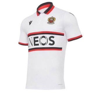 Thailande Maillot Nice Exterieur 2020 2021 Blanc Thailande Maillot Nice Exterieur 2020 2021 Blanc