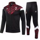 Survetement AC Milan 2021 2022 Noir Rouge