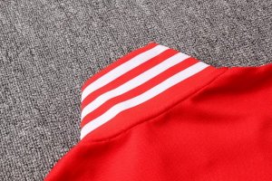 Survetement Manchester United 2018 2019 Rouge Gris