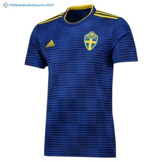 Maillot Suède Exterieur 2018 Bleu Maillot Suède Exterieur 2018 Bleu