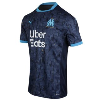 Thailande Maillot Marseille Exterieur 2020 2021 Bleu