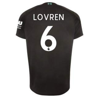Maillot Liverpool NO.6 Lovren Third 2019 2020 Noir Maillot Liverpool NO.6 Lovren Third 2019 2020 Noir