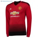 Maillot Manchester United Domicile ML 2018 2019 Rouge