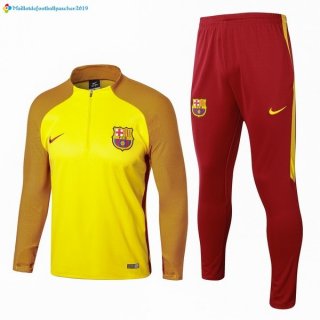 Survetement Barcelona 2017 2018 Jaune Survetement Barcelona 2017 2018 Jaune