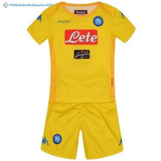 Maillot Naples Exterieur Enfant 2017 2018 Jaune Maillot Naples Exterieur Enfant 2017 2018 Jaune