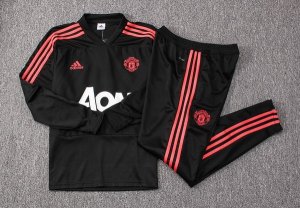 Survetement Manchester United 2018 2019 Rouge Noir Blanc