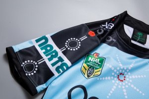 Maillot Cronulla Sharks Edición Conmemorativa 2018 Bleu