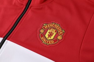 Survetement Manchester United 2019 2020 Rouge Blanc Noir