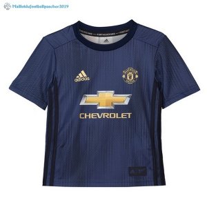 Maillot Manchester United Third Enfant 2018 2019 Bleu