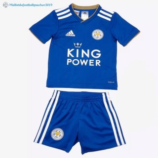 Maillot Leicester City Domicile Ensemble De Enfant 2018 2019 Bleu