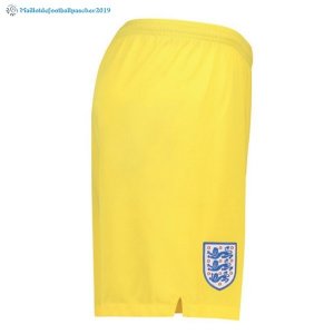 Pantalon Angleterre Domicile Gardien 2018 Jaune